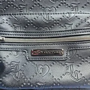 EUC JUICY COUTURE JC Embossed Small Black Backpack ?? Juicy Couture | Bags | Euc Juicy Couture Jc Embossed Small  main image 4